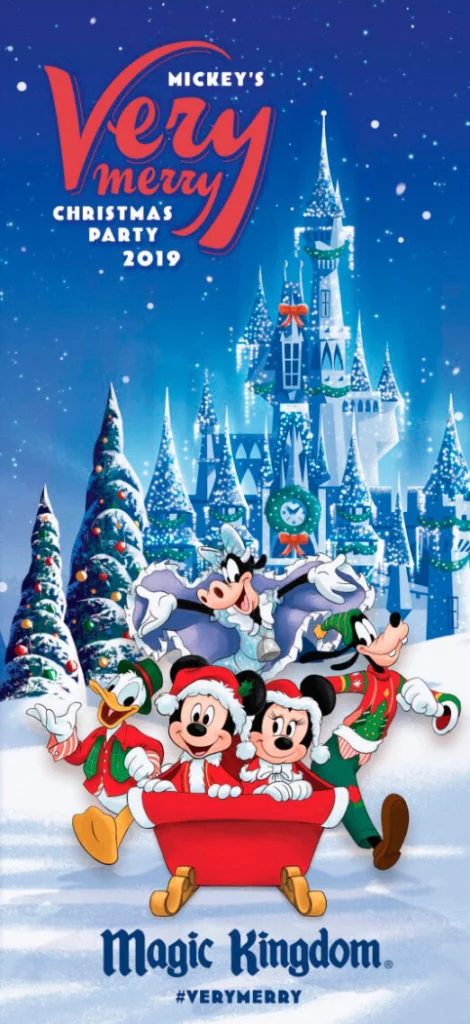 Datas da festa de Natal Mickey's Very Merry Christmas Party em 2023