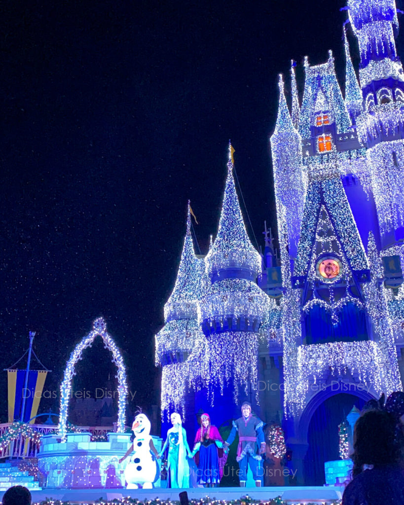 Mudanças na programação do Magic Kingdom A frozen holiday