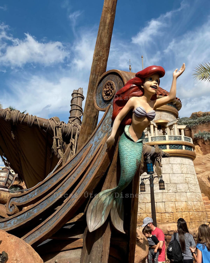 atrações entretenimentos restaurantes reabertura Disney Magic Kingdom Under the sea